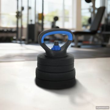 Set di manubri 4-in-1 20 kg Nero e Blu