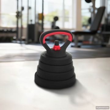 Set di manubri 4-in-1 30 kg Nero e Rosso
