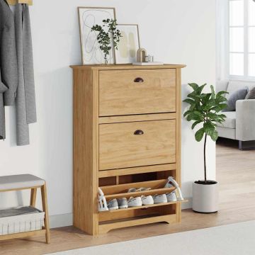 Scarpiera BODO 80 x 35 x 118 cm Legno ingegnerizzato