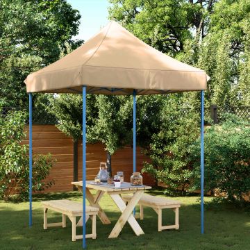 Tenda Party 200 x 200 x 306 cm Beige Tessuto Oxford