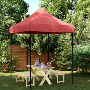 Tenda Party 200 x 200 x 306 cm Borgogna Tessuto Oxford