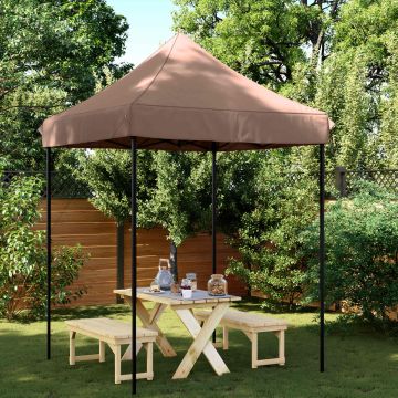 Tenda Party 200 x 200 x 306 cm Marrone Tessuto Oxford