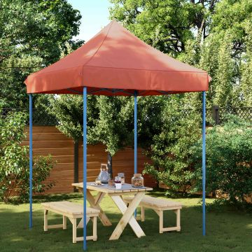 Tenda Party 200 x 200 x 306 cm Terracotta Tessuto Oxford