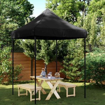 Tenda Party 200 x 200 x 306 cm Nero Tessuto Oxford