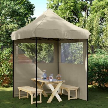 Tenda Party 200 x 200 x 306 cm Tortora Tessuto Oxford