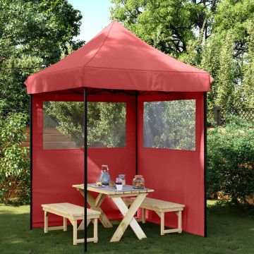 Tenda Party 200 x 200 x 306 cm Borgogna Tessuto Oxford