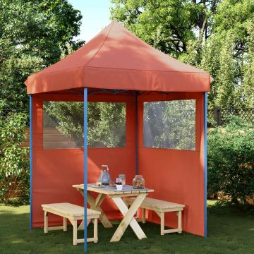 Tenda Party 200 x 200 x 306 cm Terracotta Tessuto Oxford