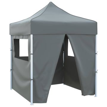 Tenda Party 200 x 200 x 315 cm Antracite Tessuto Oxford