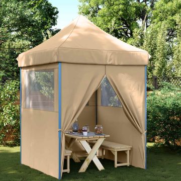 Tenda Party 200 x 200 x 306 cm Beige Tessuto Oxford