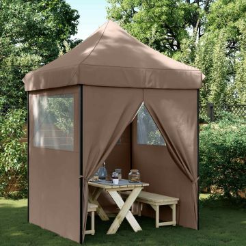 Tenda Party 200 x 200 x 306 cm Marrone Tessuto Oxford