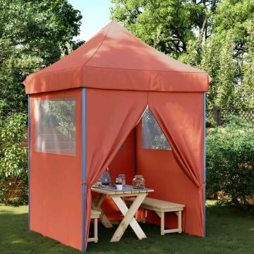 Tenda Party 200 x 200 x 306 cm Terracotta Tessuto Oxford