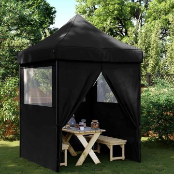 Tenda Party 200 x 200 x 306 cm Nero Tessuto Oxford