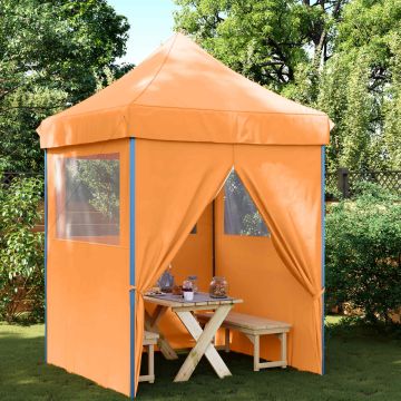Tenda Party 200 x 200 x 306 cm Arancione Tessuto Oxford