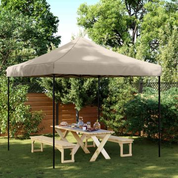 Tenda Party 292 x 292 x 315 cm Tortora Tessuto Oxford