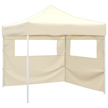Tenda Party 291 x 291 x 315 cm Crema Tessuto Oxford