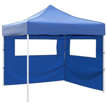 Tenda Party 291 x 291 x 315 cm Blu Tessuto Oxford