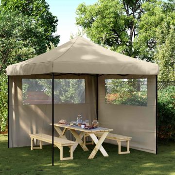 Tenda Party 292 x 292 x 315 cm Tortora Tessuto Oxford
