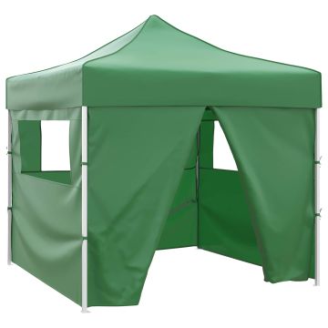 Tenda Party 291 x 291 x 315 cm Verde Tessuto Oxford
