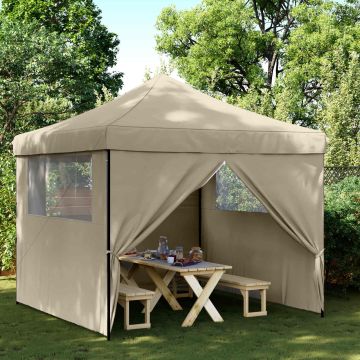 Tenda Party 292 x 292 x 315 cm Tortora Tessuto Oxford