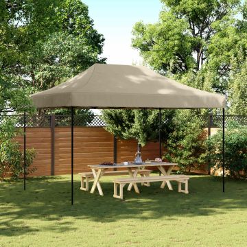 Tenda Party 279 x 410 x 315 cm Tortora Tessuto Oxford