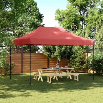 Tenda Party 279 x 410 x 315 cm Borgogna Tessuto Oxford