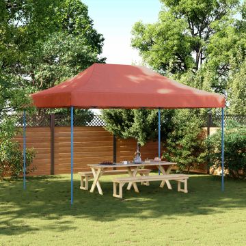 Tenda Party 279 x 410 x 315 cm Terracotta Tessuto Oxford