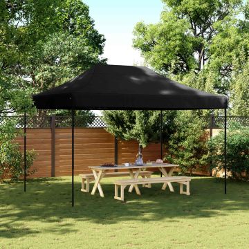 Tenda Party 279 x 410 x 315 cm Nero Tessuto Oxford