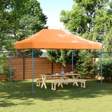 Tenda Party 279 x 410 x 315 cm Arancione Tessuto Oxford