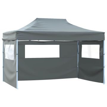 Tenda Party 280 x 410 x 315 cm Antracite Tessuto Oxford