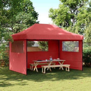 Tenda Party 279 x 410 x 315 cm Borgogna Tessuto Oxford