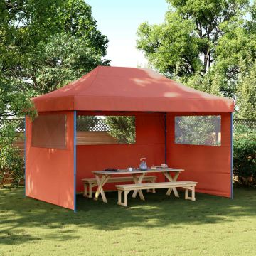 Tenda Party 279 x 410 x 315 cm Terracotta Tessuto Oxford