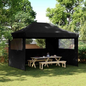 Tenda Party 279 x 410 x 315 cm Nero Tessuto Oxford