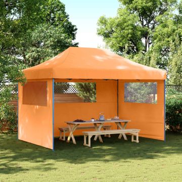Tenda Party 279 x 410 x 315 cm Arancione Tessuto Oxford