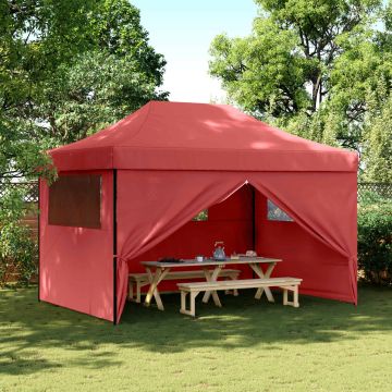 Tenda Party 279 x 410 x 315 cm Borgogna Tessuto Oxford