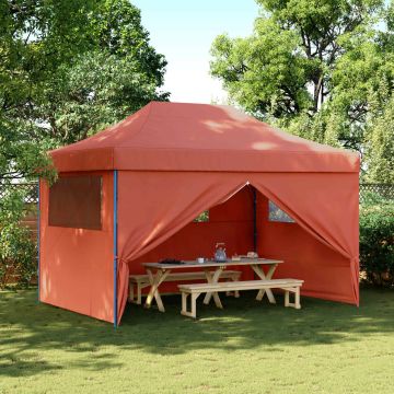 Tenda Party 279 x 410 x 315 cm Terracotta Tessuto Oxford