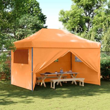 Tenda Party 279 x 410 x 315 cm Arancione Tessuto Oxford