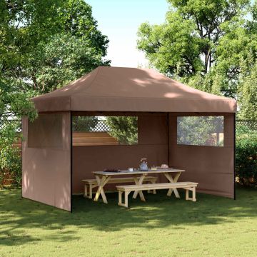 Tenda Party 292 x 440 x 315 cm Marrone Tessuto Oxford