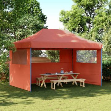 Tenda Party 292 x 440 x 315 cm Terracotta Tessuto Oxford