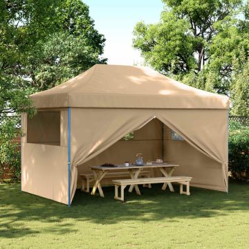 Tenda Party 292 x 440 x 315 cm Beige Tessuto Oxford