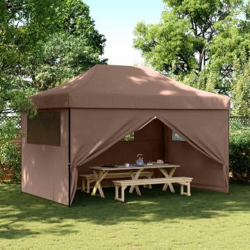 Tenda Party 292 x 440 x 315 cm Marrone Tessuto Oxford