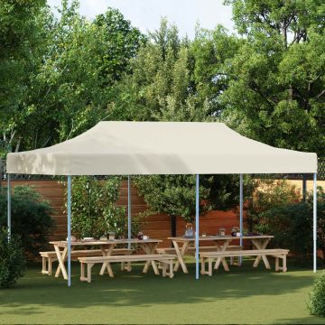 Tenda Party 291 x 580 x 315 cm Crema Tessuto Oxford