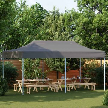 Tenda Party 291 x 580 x 315 cm Antracite Tessuto Oxford
