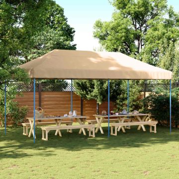 Tenda Party 292 x 580 x 315 cm Beige Tessuto Oxford