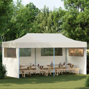 Tenda Party 291 x 580 x 315 cm Crema Tessuto Oxford