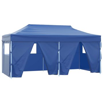 Tenda Party 291 x 580 x 315 cm Blu Tessuto Oxford
