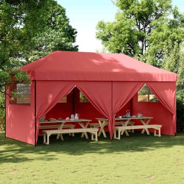 Tenda Party 292 x 580 x 315 cm Borgogna Tessuto Oxford