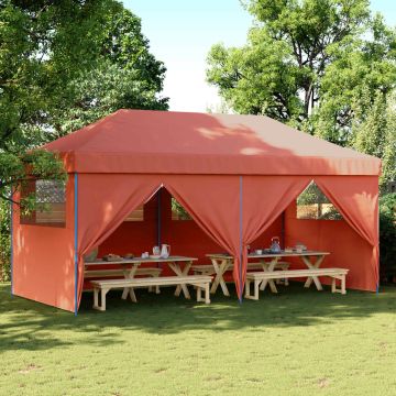 Tenda Party 292 x 580 x 315 cm Terracotta Tessuto Oxford