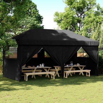 Tenda Party 292 x 580 x 315 cm Nero Tessuto Oxford