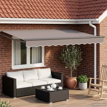 Struttura della tenda elettrica retrattile Antracite 2,5 x 2 m