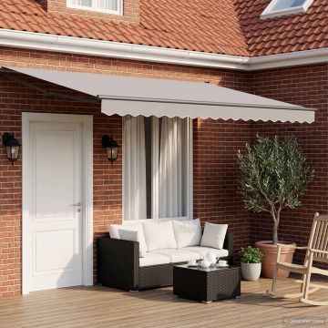 Struttura della tenda elettrica retrattile Antracite 4 x 2 m